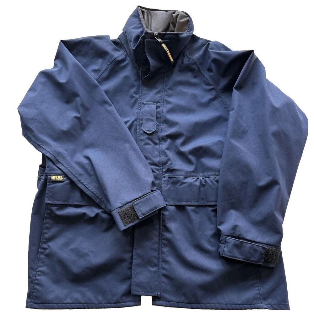 Propper Jacket Mens Large Blue Gore-Tex Waterproof Coat Foul Weather II READ!!!